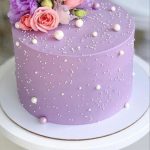 Purple Bloom Cake