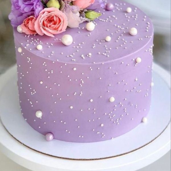 Purple Bloom Cake