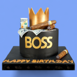 Boss is boss Chocolate Cake